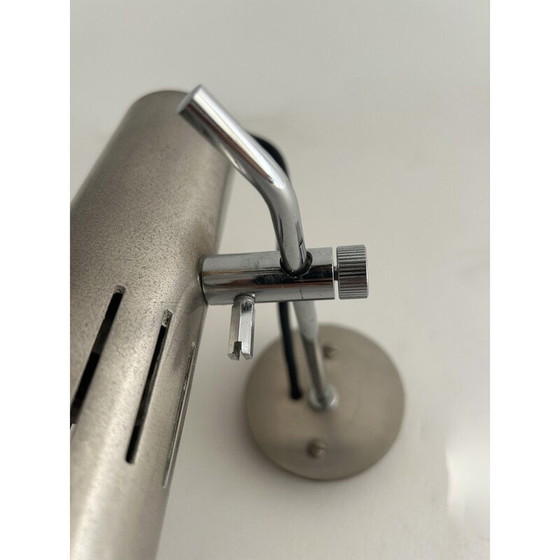 Image 1 of Vintage A5 adjustable wall lamps in chromed and matt metal by Alain Richard for Disderot, 1960