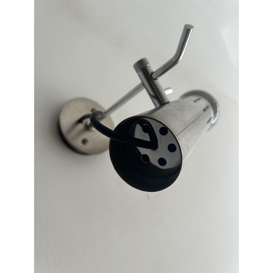 Image 1 of Vintage A5 adjustable wall lamps in chromed and matt metal by Alain Richard for Disderot, 1960
