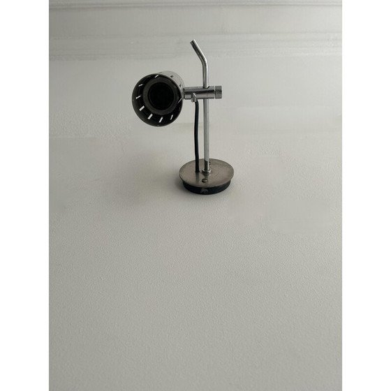 Image 1 of Vintage A5 adjustable wall lamps in chromed and matt metal by Alain Richard for Disderot, 1960