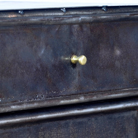 Image 1 of Set Iron Nightstands, 1910S