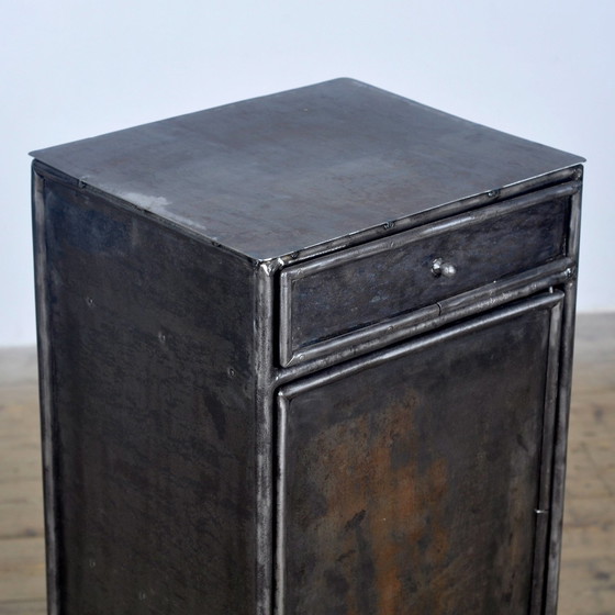 Image 1 of Set Iron Nightstands, 1910S