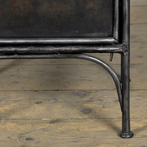 Image 1 of Set Iron Nightstands, 1910S