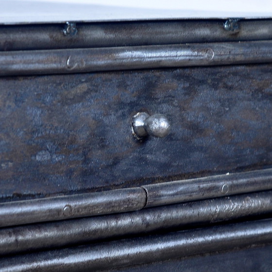 Image 1 of Set Iron Nightstands, 1910S