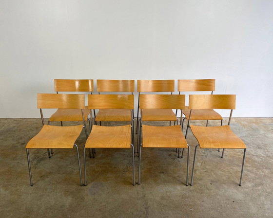 Image 1 of 8 sedie da pranzo vintage Lammhults Campus