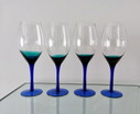 4x vintage wine glass