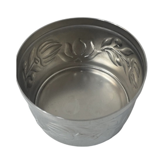 Image 1 of Alfra Alessi - Round bowl - Butter dish - Special edition for Unilever - Stainless steel