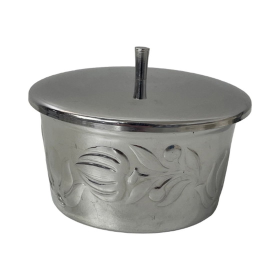 Image 1 of Alfra Alessi - Round bowl - Butter dish - Special edition for Unilever - Stainless steel