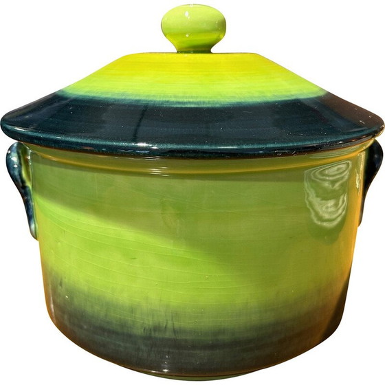 Image 1 of Vintage earthenware soup tureen for Saint Clément, 1970