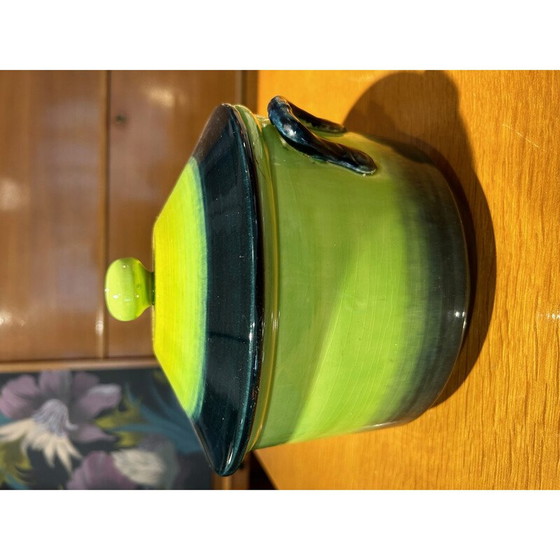 Image 1 of Vintage earthenware soup tureen for Saint Clément, 1970