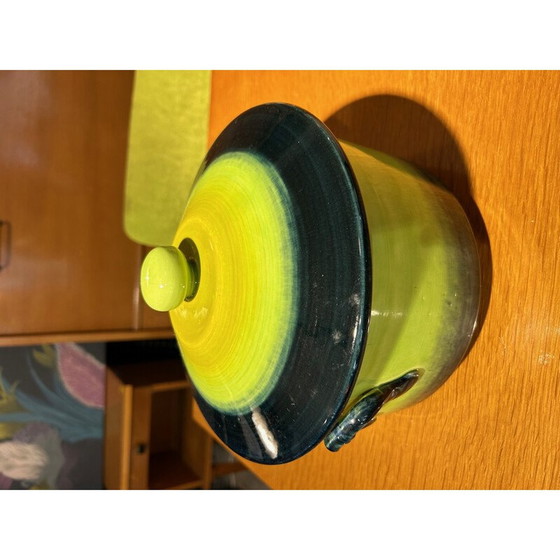 Image 1 of Vintage earthenware soup tureen for Saint Clément, 1970