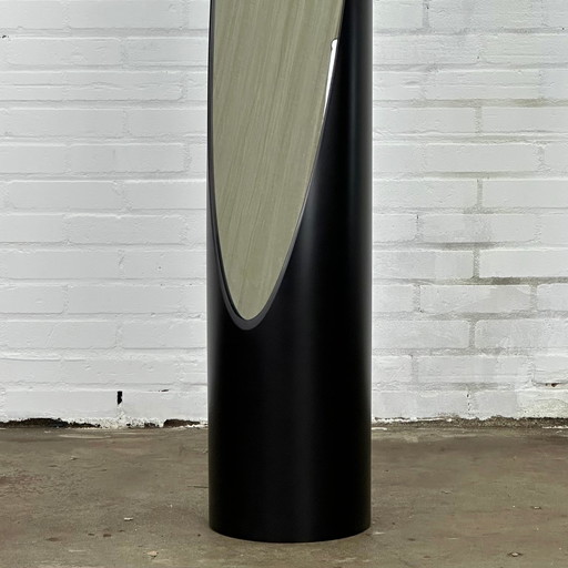 Lipstick mirror black by Rodolfo Bonetto | specchio unghia