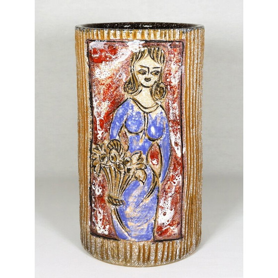 Image 1 of Vintage ceramic vase, 1950