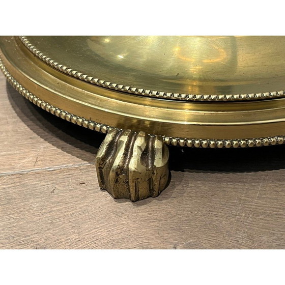 Image 1 of Vintage brass floor lamp, 1940