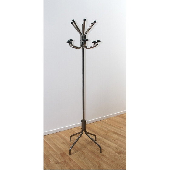 Image 1 of Vintage coat rack in chromed steel, 1970