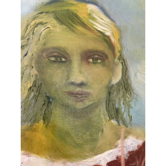 Image 1 of Oil on canvas vintage "Poline" by Elodie Huré, 2020