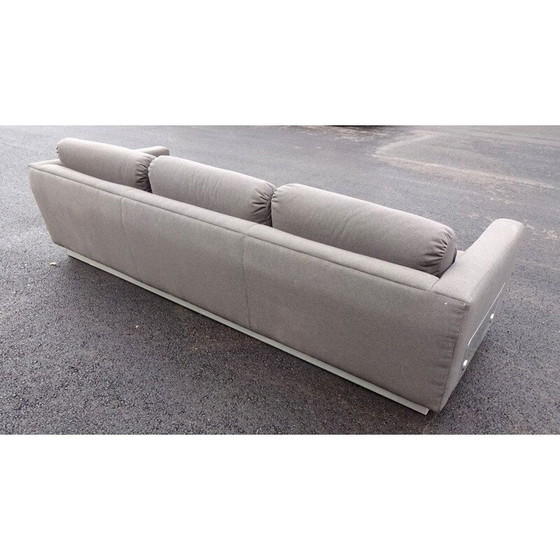 Image 1 of Vintage sofa with brushed steel base, 1970s