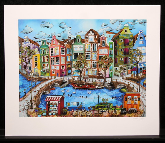 Image 1 of Pergola, Linnea - Amsterdam - Giclee - Hand signed