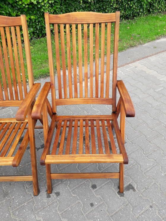 Image 1 of 2 chaises de plage Sunyard Veronica, pliantes