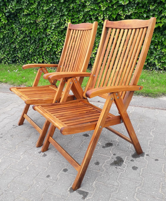 Image 1 of 2 chaises de plage Sunyard Veronica, pliantes