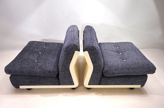 Image 1 of Set Of 2 C&B Italia Amanta Lounge Modular Chairs By Mario Bellini, 1970