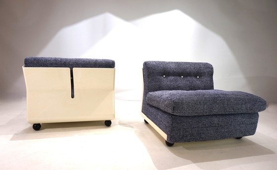 Image 1 of Set Of 2 C&B Italia Amanta Lounge Modular Chairs By Mario Bellini, 1970