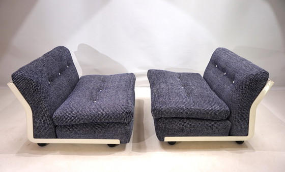 Image 1 of Set Of 2 C&B Italia Amanta Lounge Modular Chairs By Mario Bellini, 1970