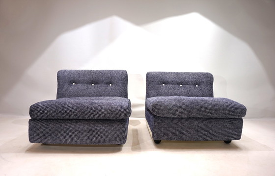 Image 1 of Set Of 2 C&B Italia Amanta Lounge Modular Chairs By Mario Bellini, 1970