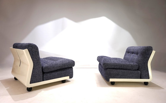 Image 1 of Set Of 2 C&B Italia Amanta Lounge Modular Chairs By Mario Bellini, 1970