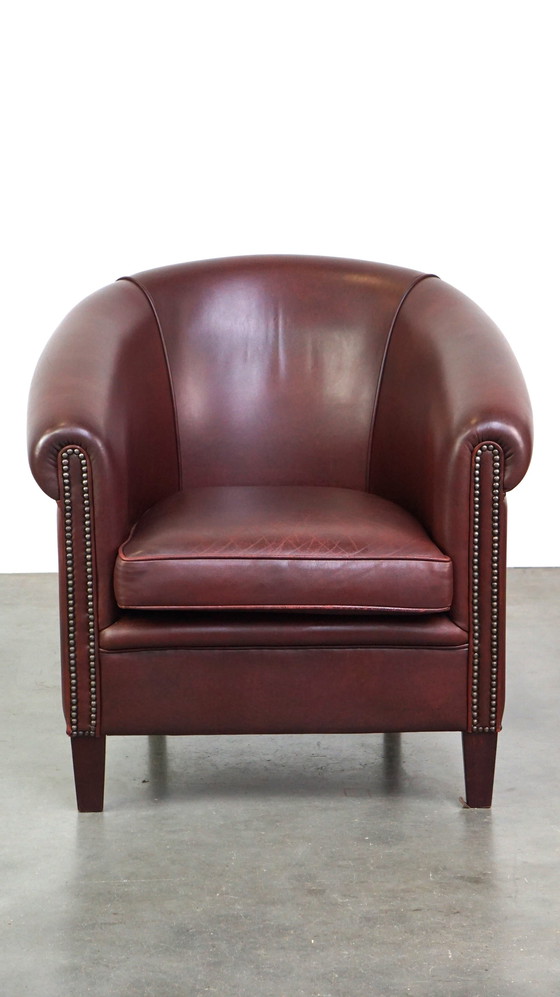 Image 1 of Beef leather club chair