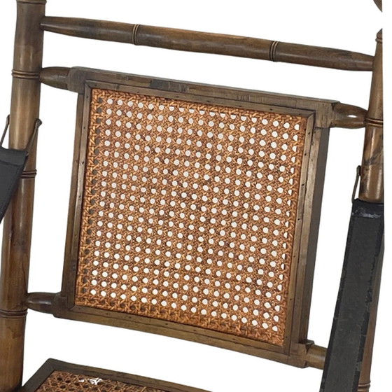 Image 1 of Military Campaign style Officer’s chair