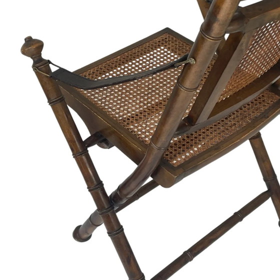 Image 1 of Military Campaign style Officer’s chair