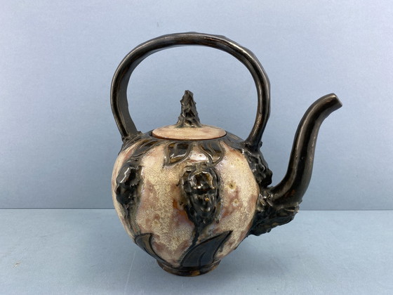 Image 1 of Teiera artistica in ceramica di Sylvain Sttublet (1890-1885). Circa 1960