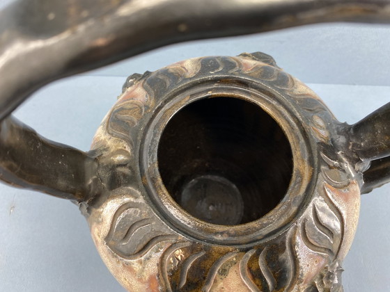 Image 1 of Teiera artistica in ceramica di Sylvain Sttublet (1890-1885). Circa 1960