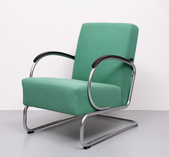 Image 1 of Dutch Originals Brothers van der Stroom Gispen 407 Lounge Chair