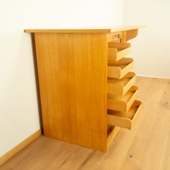 Image 1 of Mini desk, oak, beech, 1950s