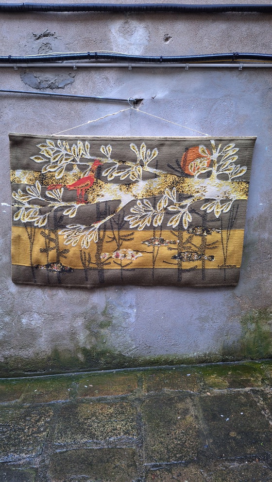 Image 1 of Aubusson Tapestry Cybele René Fumeron