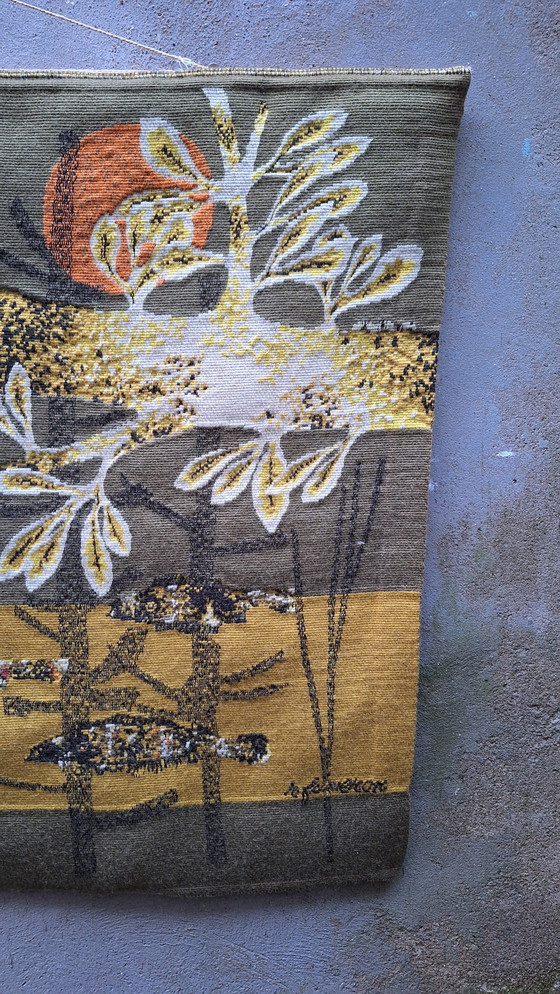 Image 1 of Aubusson Tapestry Cybele René Fumeron