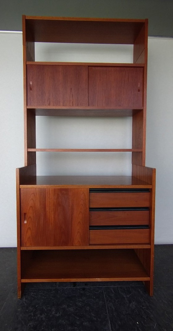 Image 1 of Teak wall system from the Danish designer Poul Cadovius