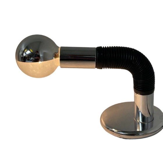 Image 1 of Bellini for Targetti Sankey - Pop Art / Space Age design - Chrome Table lamp with goodeneck  - Comes including the original bulb