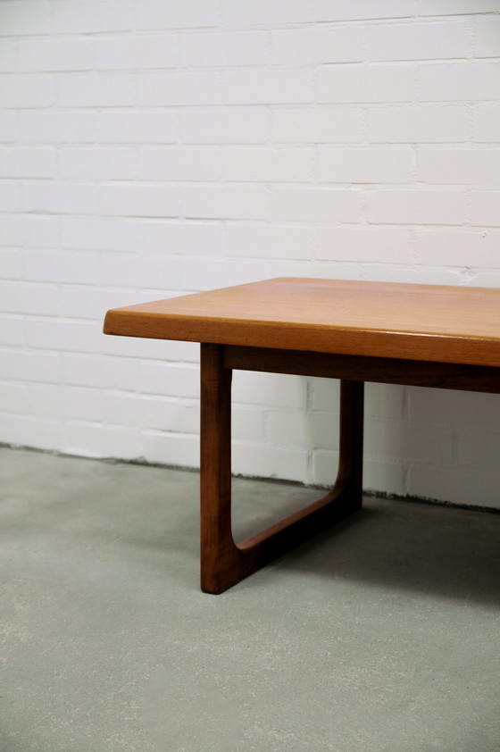 Image 1 of teak rectangular coffee table Niels Bach