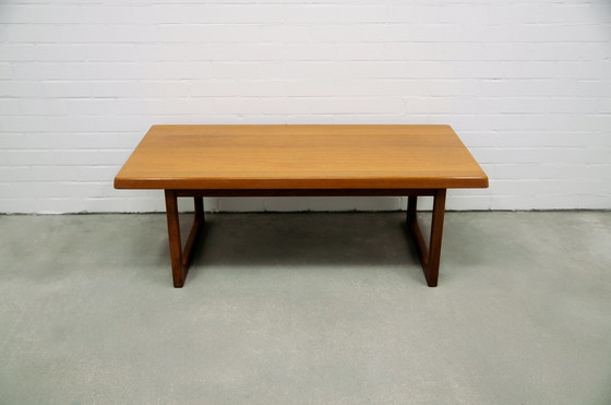 Image 1 of teak rectangular coffee table Niels Bach