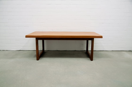 Image 1 of teak rectangular coffee table Niels Bach