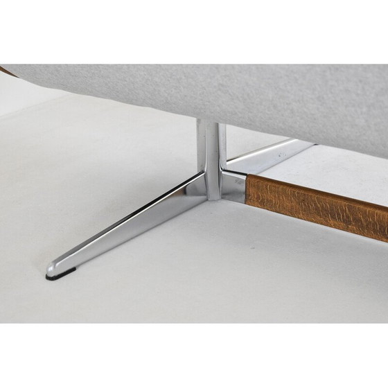 Image 1 of Vintage scandinavian sofa with light grey fabric 1960s