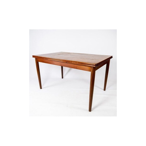 Image 1 of Tavolo da pranzo vintage in teak con tavolo allungabile, Danimarca anni '60
