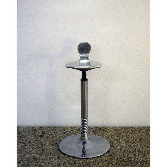 Image 1 of Vintage medical adjustable stool Italian 1970