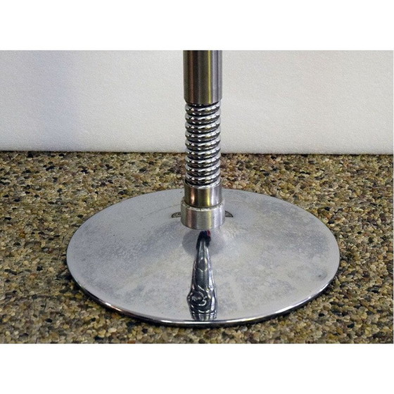 Image 1 of Vintage medical adjustable stool Italian 1970