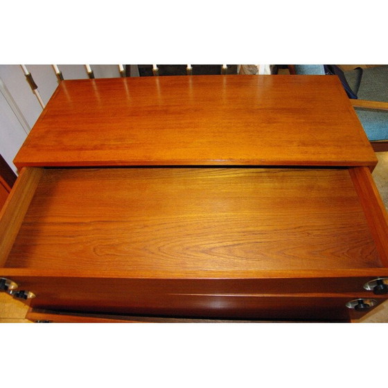Image 1 of Vintage teak chest of drawers by Giorge Coslin 1960s