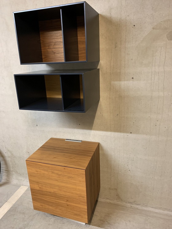 Image 1 of 3x vintage wall unit / audio furniture