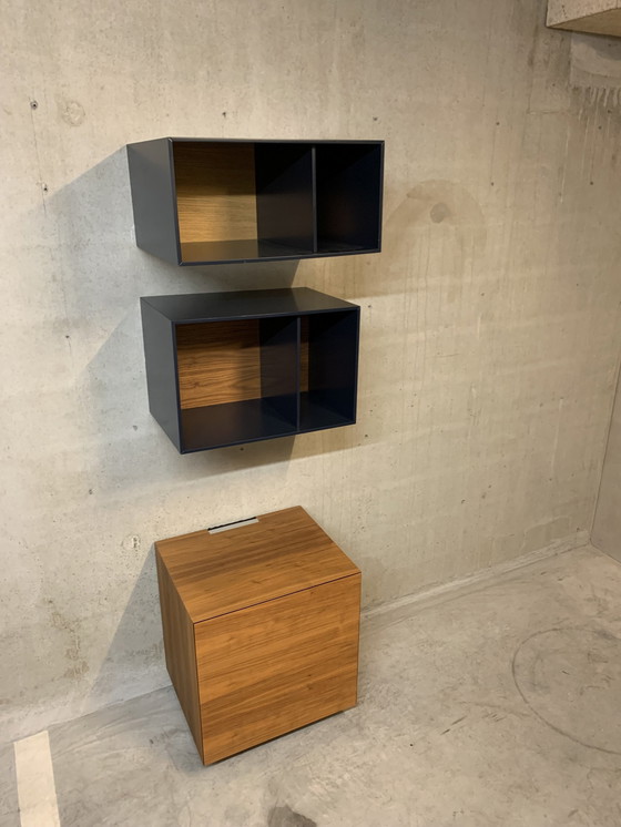 Image 1 of 3x vintage wall unit / audio furniture