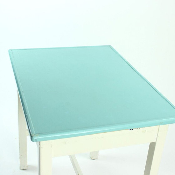 Image 1 of Vintage wooden side table, Czechoslovakia 1950